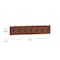 Flash Furniture Daly Wall Mounted 34in Brown Solid Pine Wood Storage Rack with 7 Hooks HGWA-SCR-7-BRN-GG - alternate 3